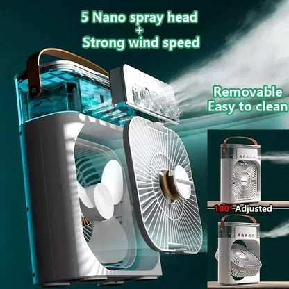 Experience Cool Comfort Anywhere with Our 3-in-1 Portable Air Cooler, Fan, and Humidifier - Your Ultimate Summer Companion!